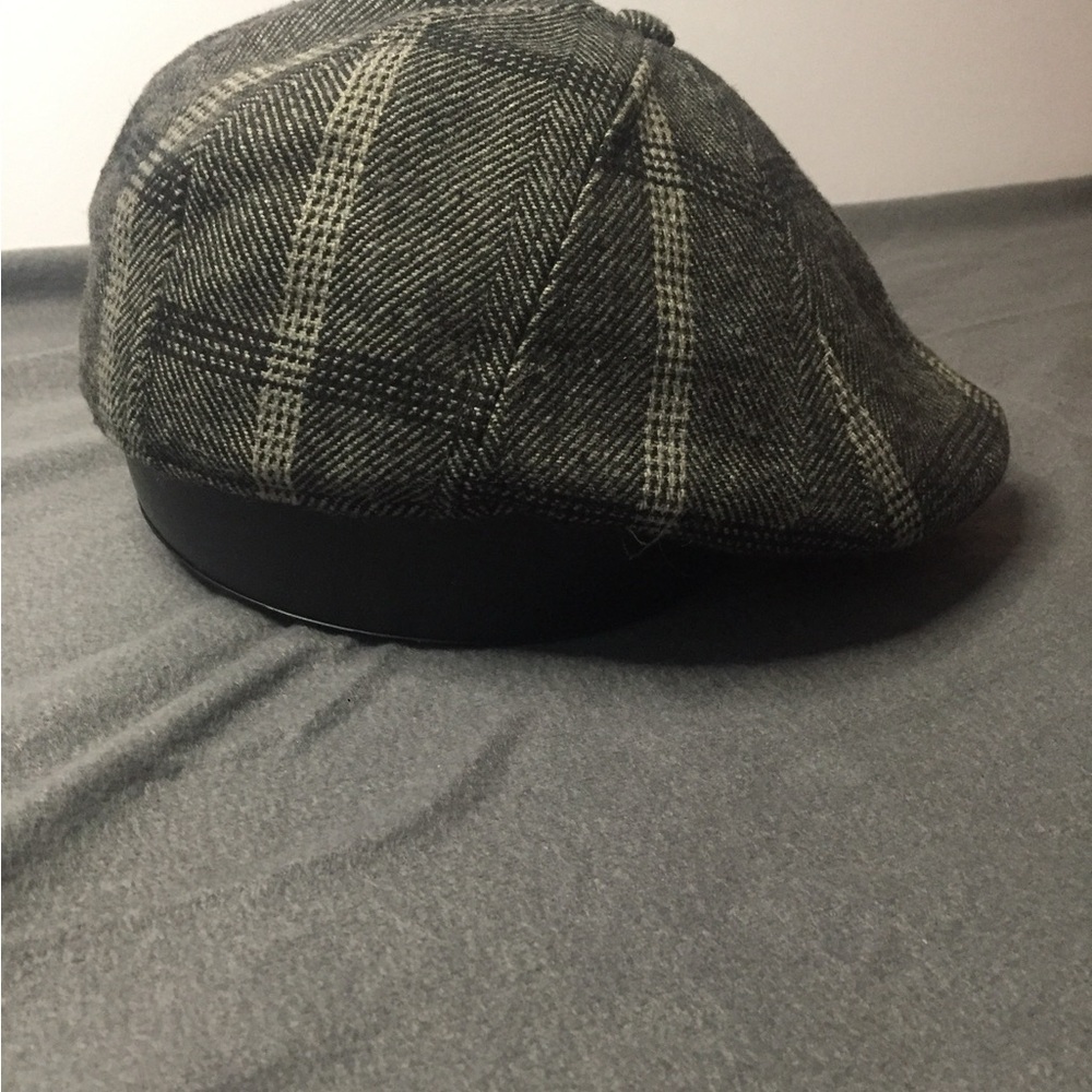 Boston Scally Cap Black Rose “The Plaid Peakey”